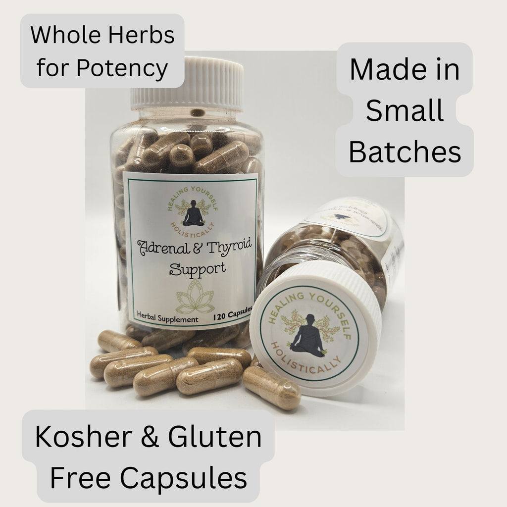 Adrenal & Thyroid Support pills- Hormonal balance, Thyroid health, Stress aid, Anxiety support.