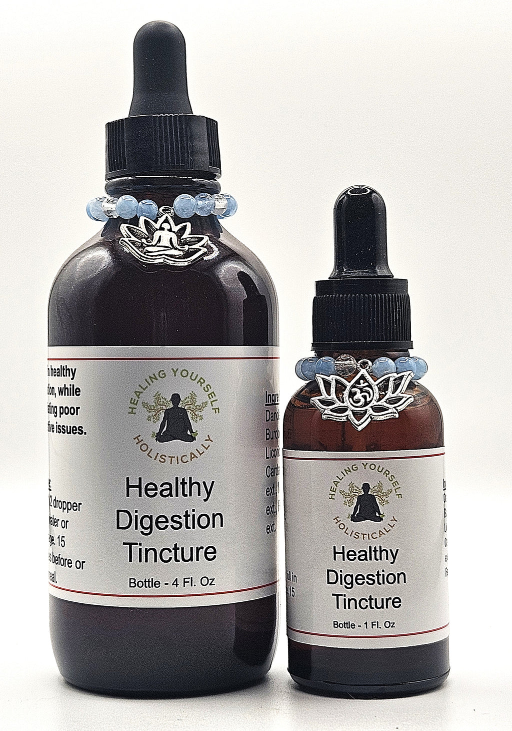 Health Digestive Tincture- Digestive aid, Gut health. Infused with healing gemstones & sound frequencies. High potency tincture. Hand made from high quality herbs.