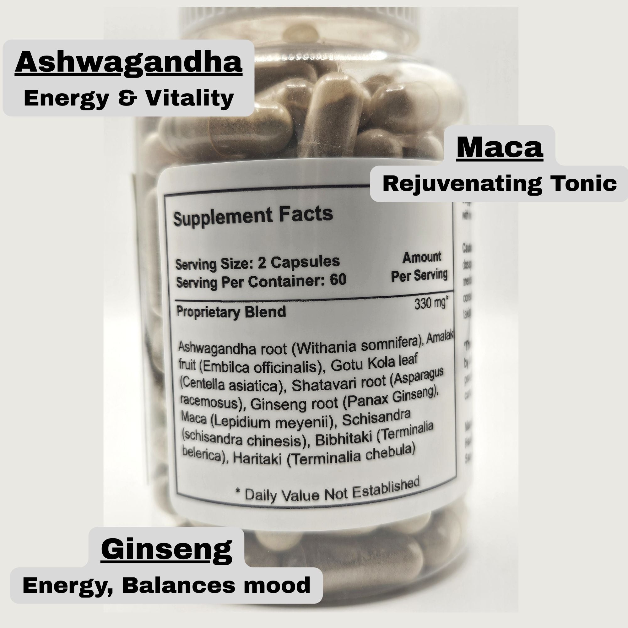 Fatigue Free- Natural energy, Fatigue aid, Adrenal tonic, Immune supporter. 100% natural. Quality herbs. Hand formulated. Small batch