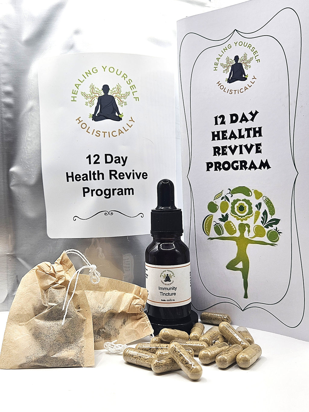 12 Day Health Revive Program- Whole body detox. Liver cleanse. Gut health. Immunity boosting. Hand formulated herbal products. 100% natural. 12 Day herbal cleanse program.