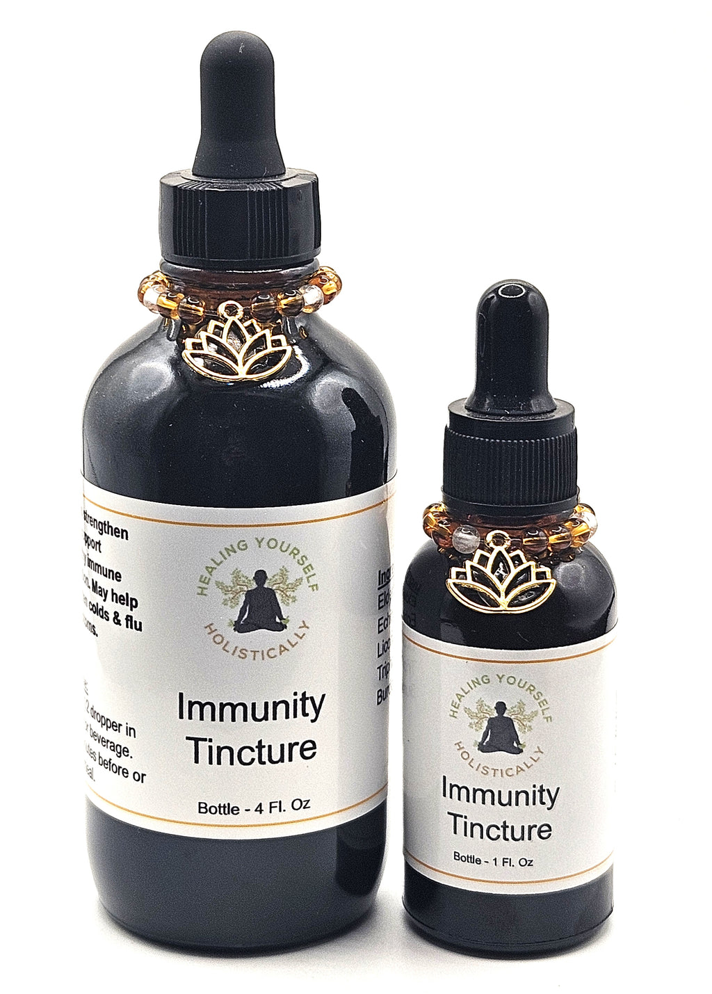 Immunity Tincture- Immune supporter. Cold & Flu aid. Herbal remedy. Infused with healing gemstones & sound frequencies. High potency tincture. Hand made from high quality herbs