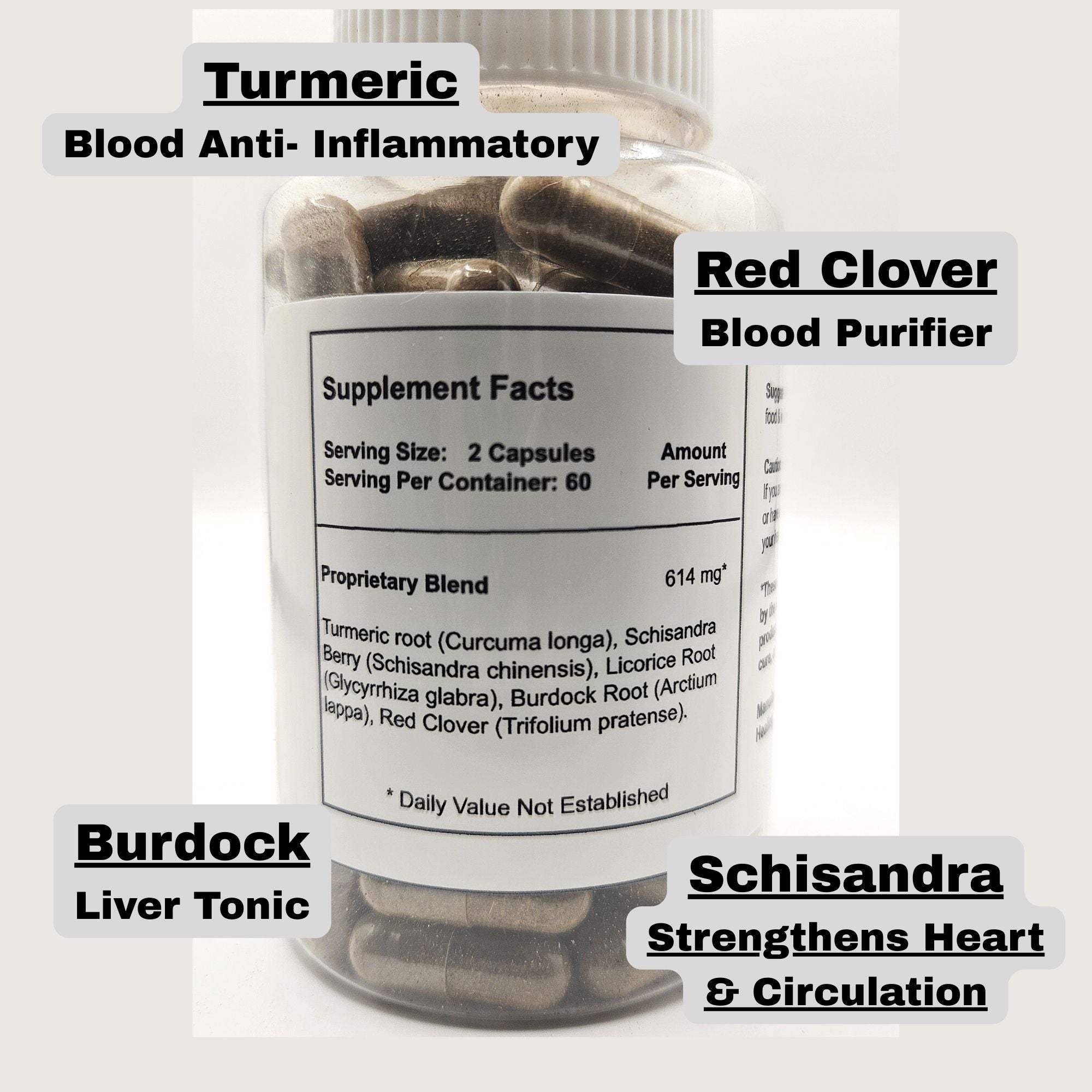Liver & Blood Revitalize- Herbal liver detox, Blood cleanser, Liver tonic, Skin health. 100% natural. Hand formulated. Small batch