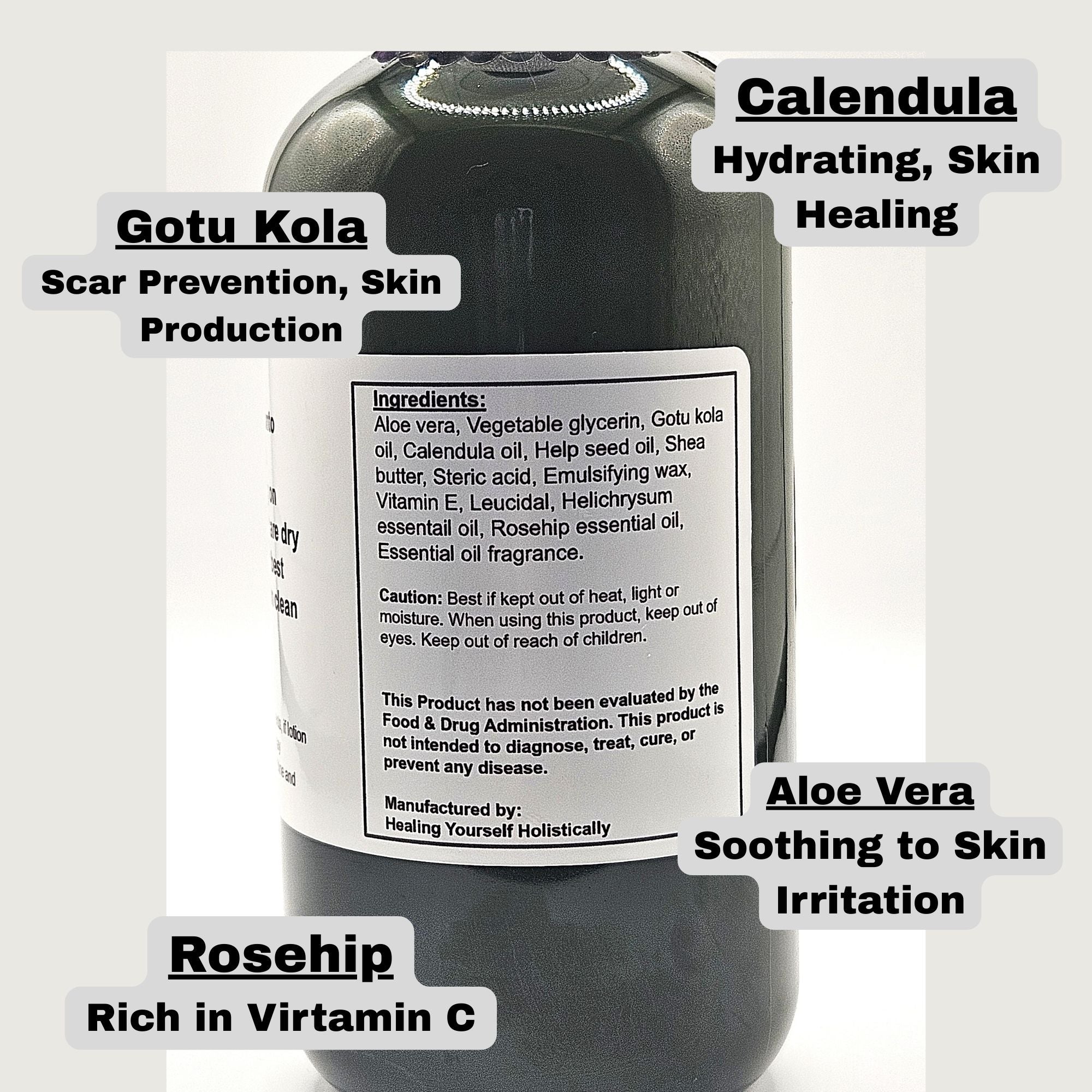 Skin Renew lotion- Intense skin hydration. Skin healing. 8 oz Bottle. 100% natural. Whipped lotion. Handmade.