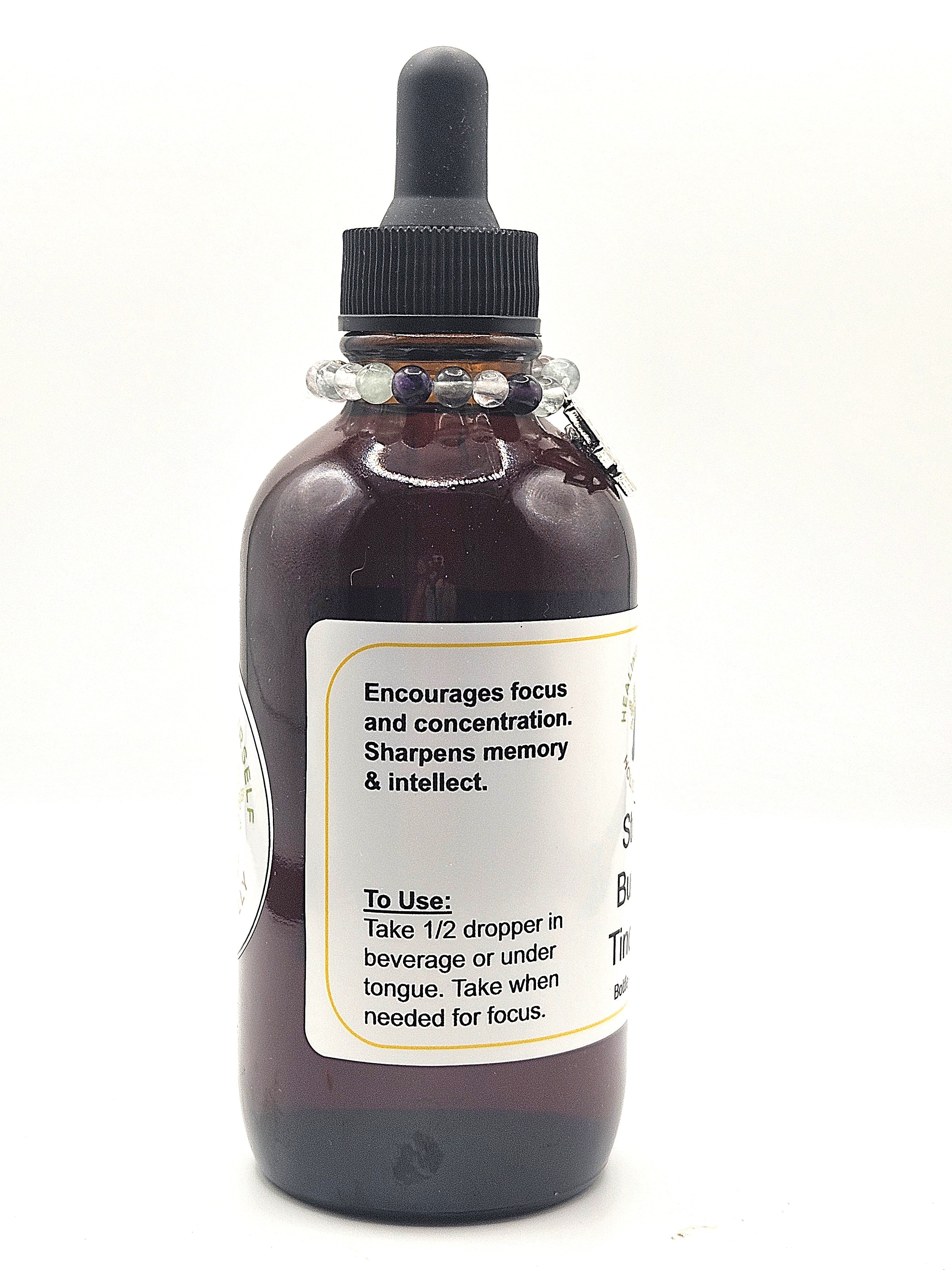 Study Buddy Tincture- Natural focus & concentration. Memory boosting. Infused with sound and genstones.