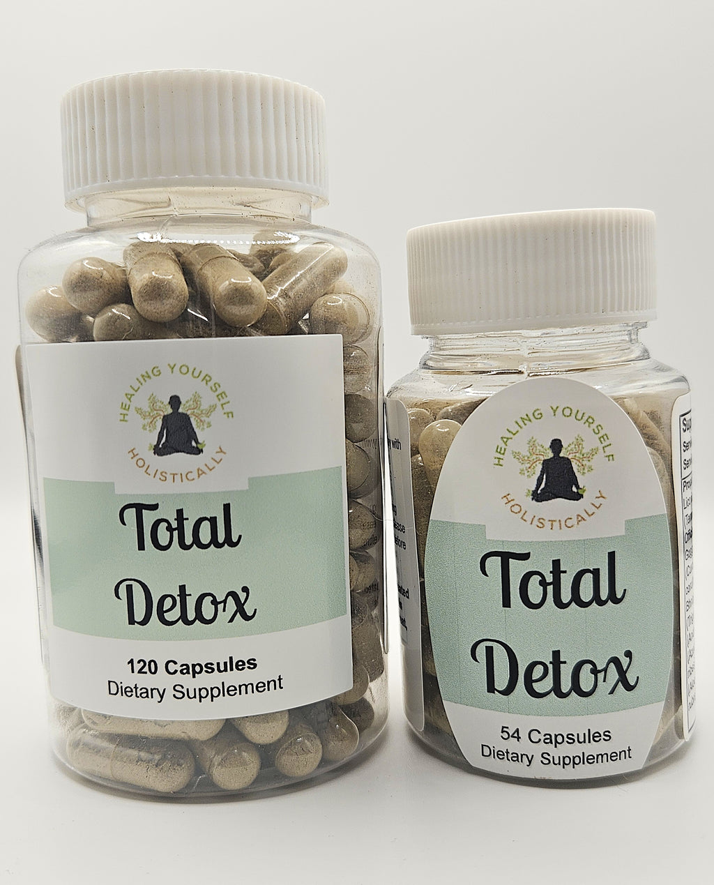 Total Detox Pills- digestive detox, parasite cleanse, digestive health, gut inflammation, herbal detoxing cleanse- 100% natural herbs, Gentle detoxing effect