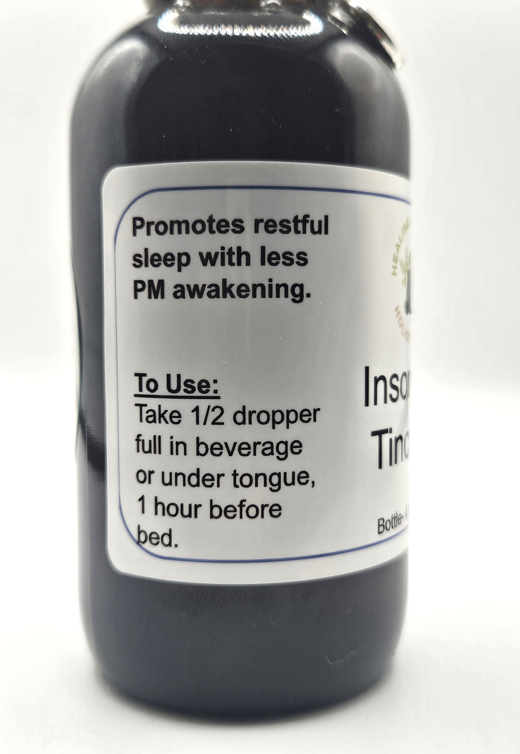 Insomnia Tincture- Insomnia aid. Herbs for sleep. Natural sedative. Infused with healing gemstones & sound frequencies. High potency tincture. Hand made from high quality herbs